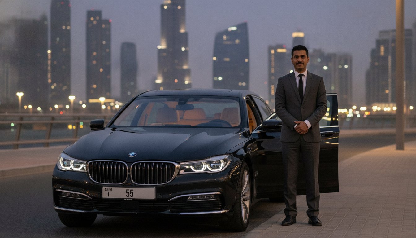 Premium BMW 7 Series Chauffeur Service in Dubai