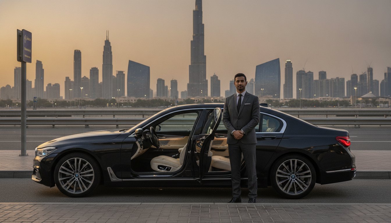 Luxury airport transfer Dubai Terminal 3