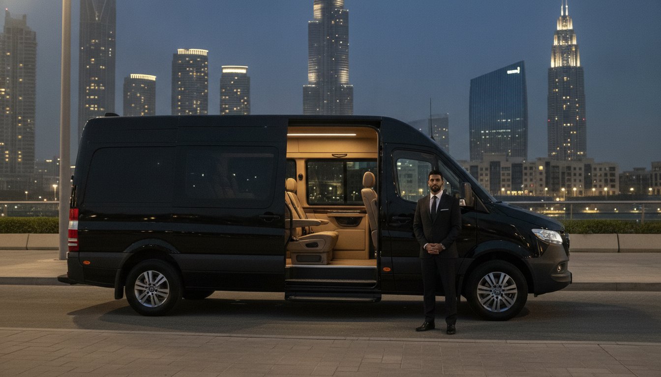 VIP Sprinter and luxury van rental in Dubai