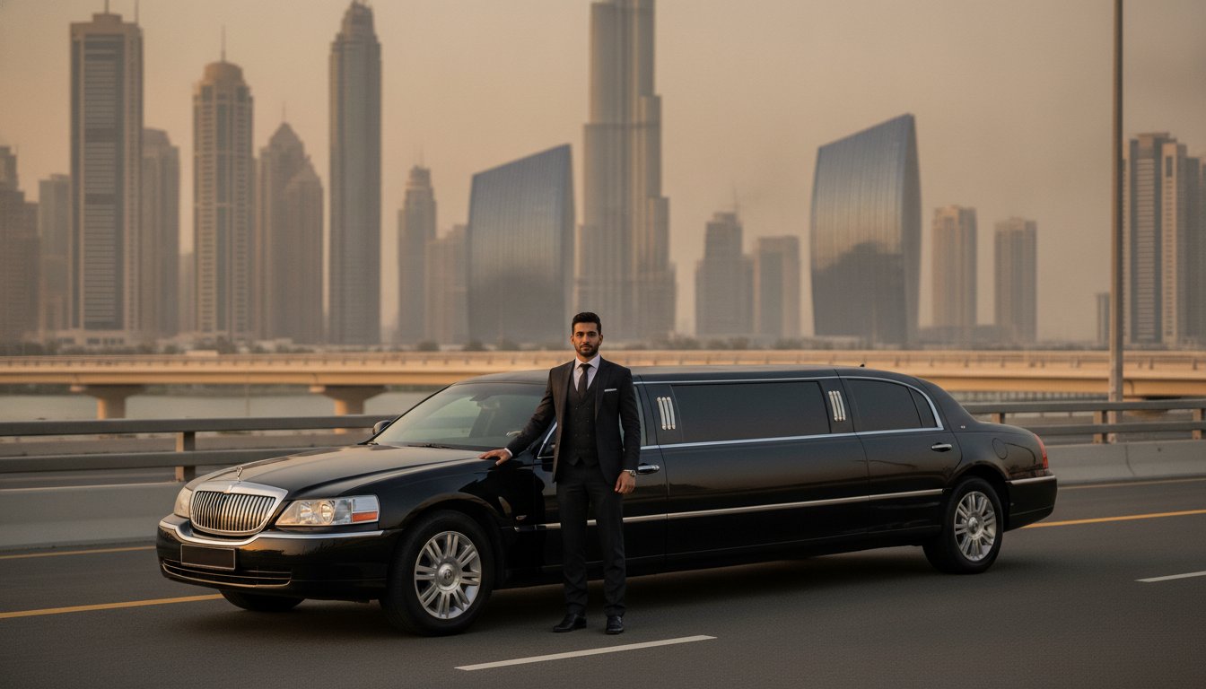Corporate roadshow transportation Dubai chauffeur in DIFC