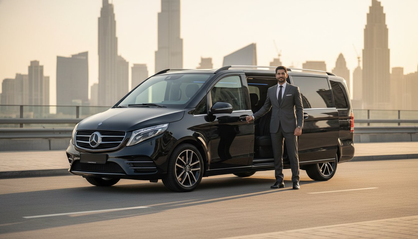 Mercedes V-Class with Driver in Dubai 2026 Executive Guide