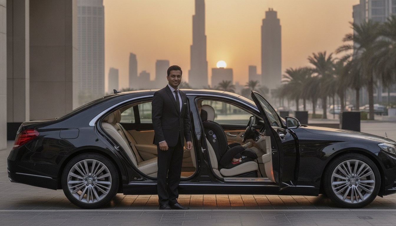 Chauffeur Service with Child Seat in Dubai