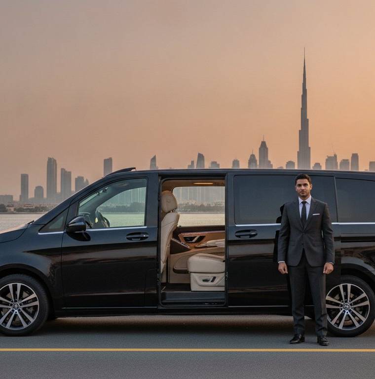 Mercedes V300 Hire with Driver Dubai: Luxury Group Travel