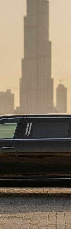Luxury chauffeur-driven car travelling from Dubai to Ras Al Khaimah