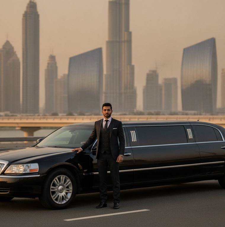 Corporate roadshow transportation Dubai chauffeur in DIFC