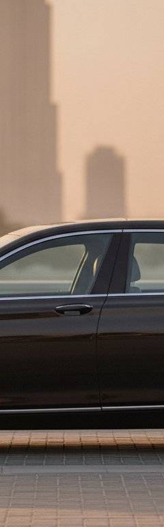 Luxury chauffeur waiting at Zayed International Airport Abu Dhabi