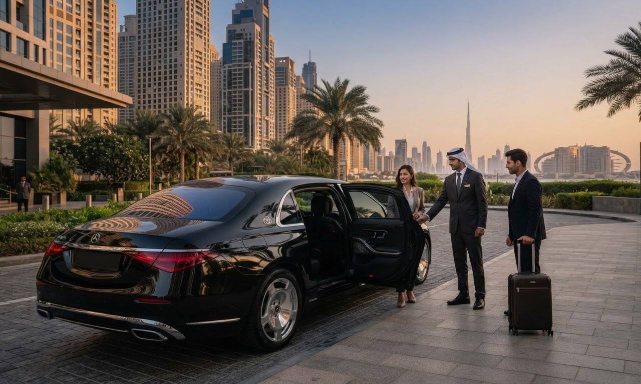 Premium Chauffeur Service in JBR for Airport Transfers and Rides