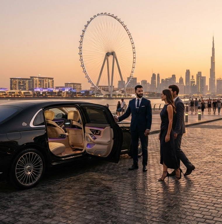 Bluewaters Island Luxury Transport Prices and Inclusions