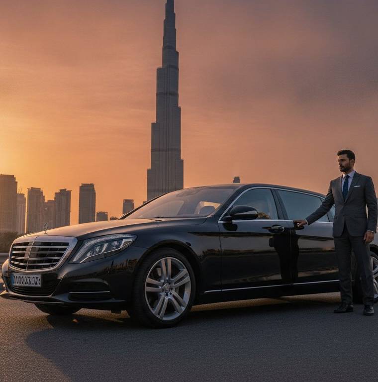 Luxury Car with Driver Monthly Rental Dubai: The 2026 Executive Guide