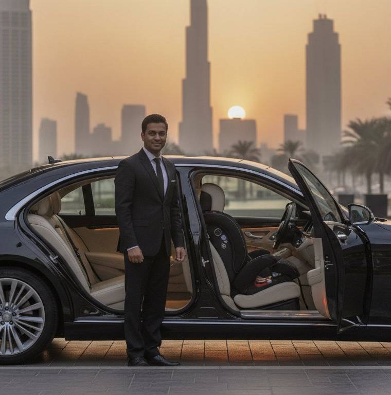 Chauffeur Service with Child Seat in Dubai